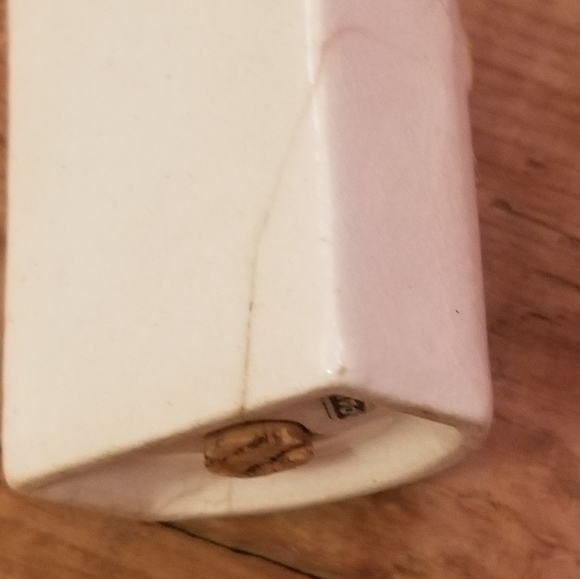 Vintage GNCO Japan WOODEN SPICE RACK w/ 6 Ceramic Fruit Themed Shakers / Jars - Picture 13 of 15